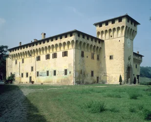 Villa Medicea Cafaggiolo, diseñada para Cosimo Il Vecchio